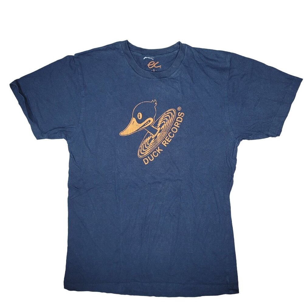 Vintage Duck Records Eric Clapton T-Shirt S 100% Cotton Blue collectible